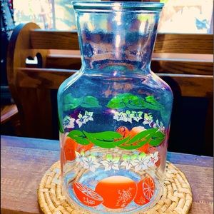 Vintage Anchor Hocking Orange juice carafe